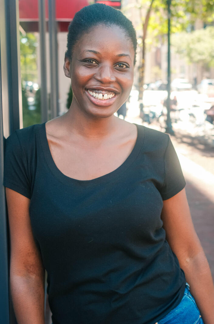 Portrait of a woman smiling