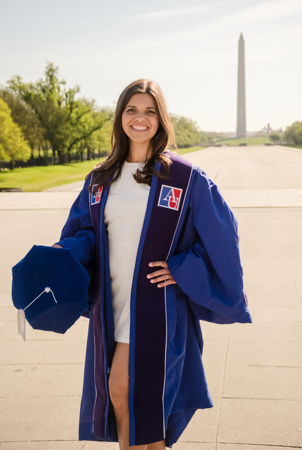 Graduate Portrait - Lincoln Memorial