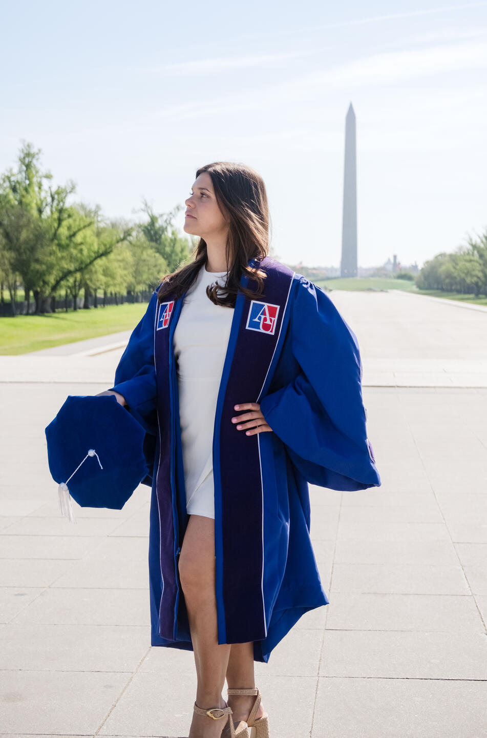 Graduate Portrait - Lincoln Memorial